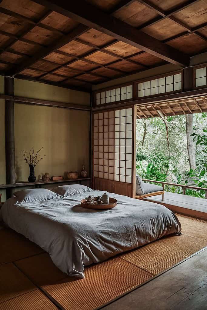 Vintage Bedroom Design Ideas Japanese Zen Serenity
