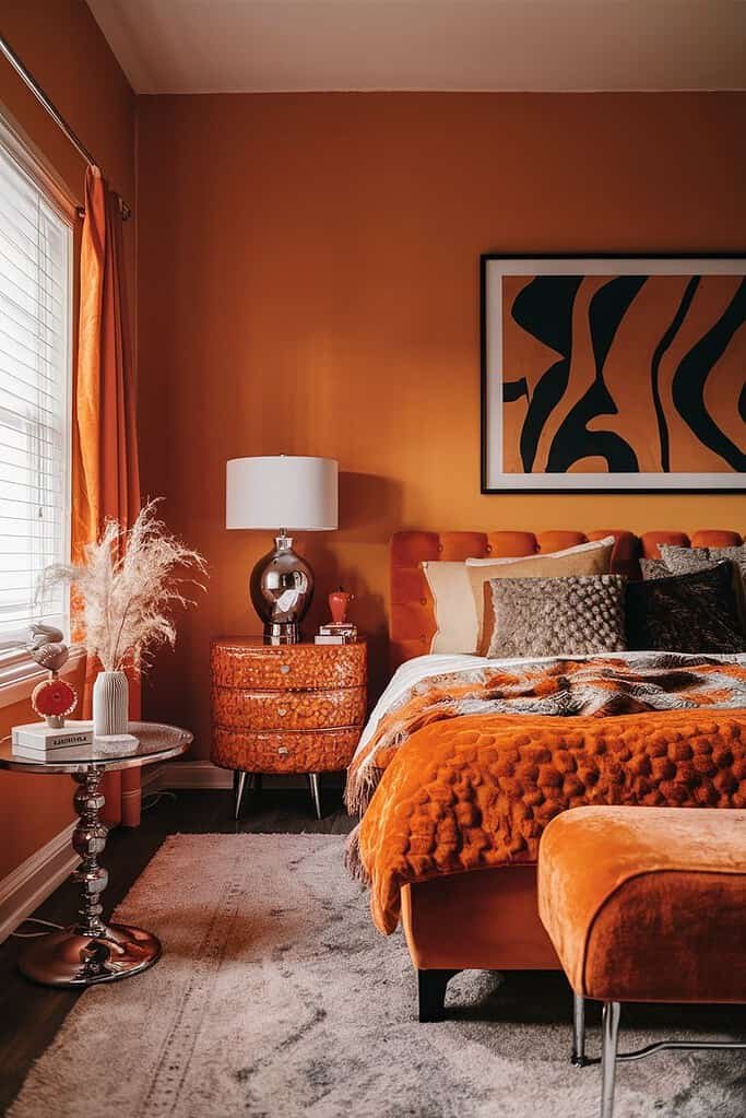Vintage Bedroom Design Retro 70s Vibes