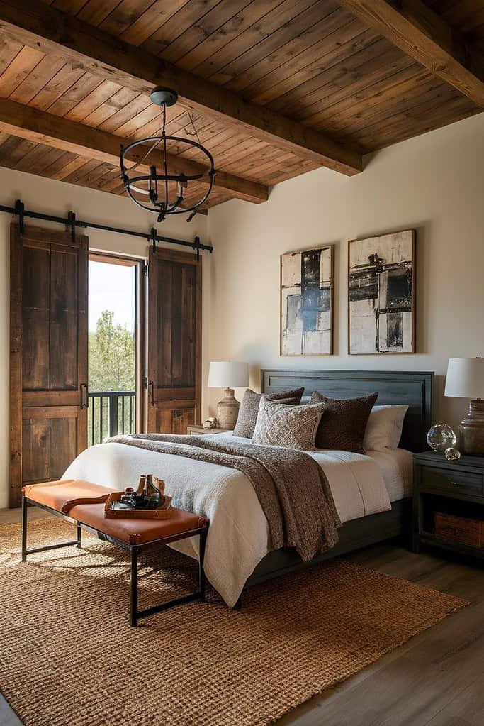 Vintage Bedroom Design Rustic Farmhouse Appeal