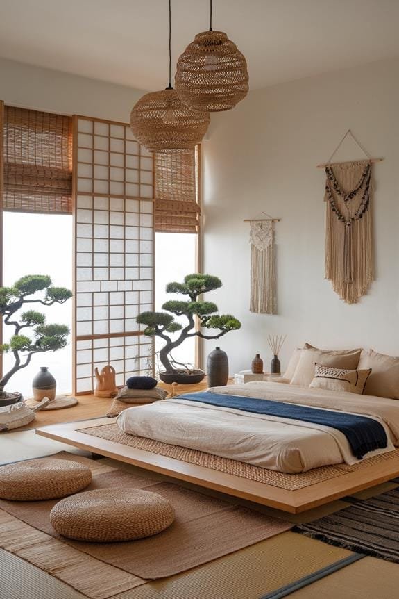 elegant bamboo window treatments