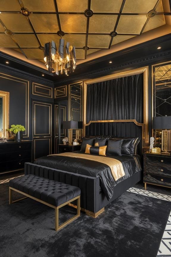 gilded ceiling decorative panels
