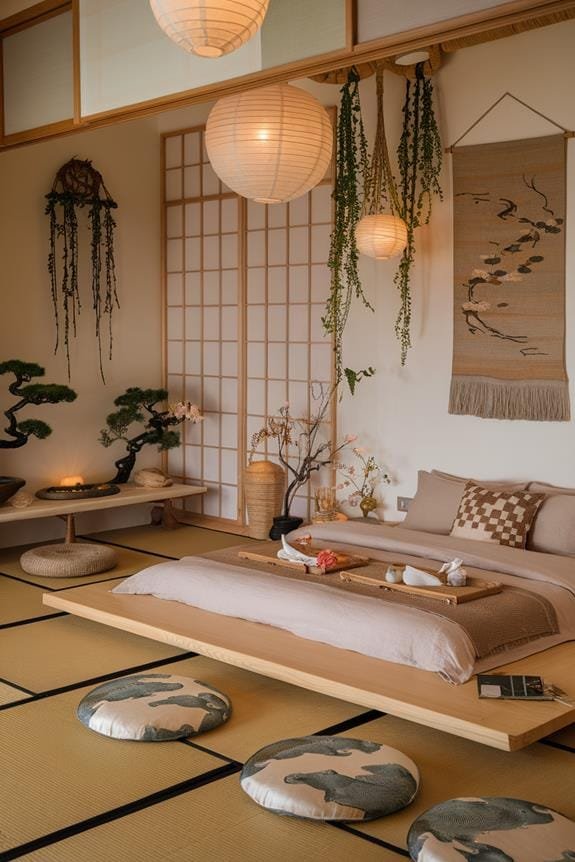 koi patterned silk cushions