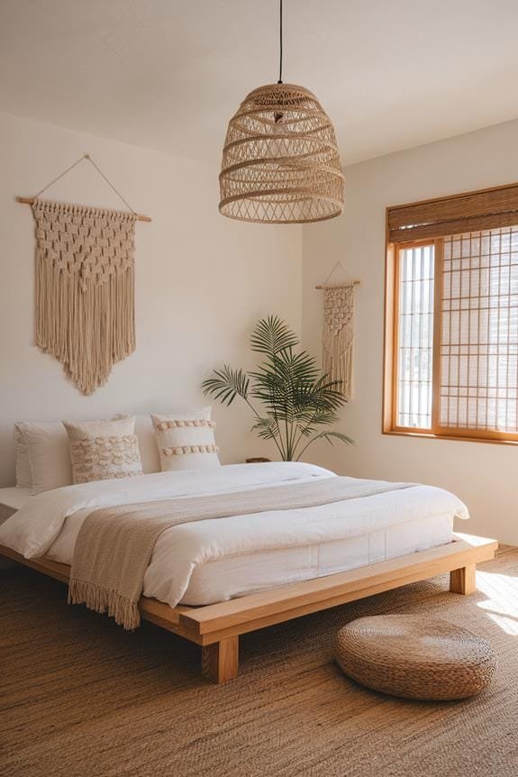 natural rattan pendant lamp