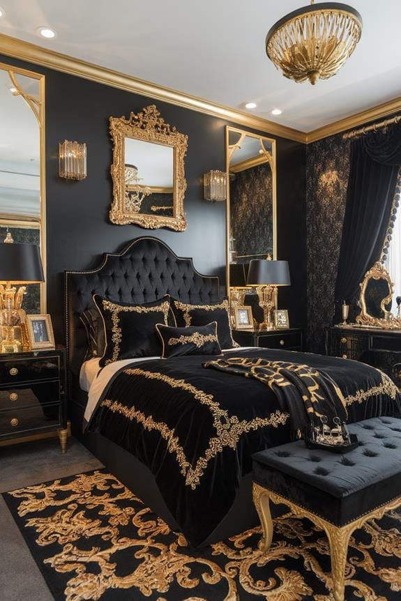 opulent baroque mirror frames