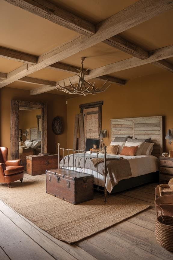 rustic antler light fixture