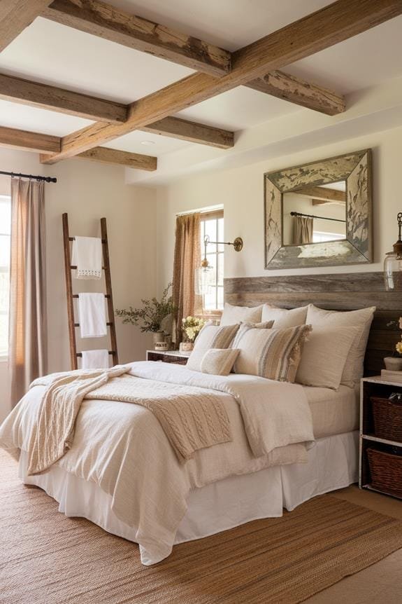 rustic wooden towel holder