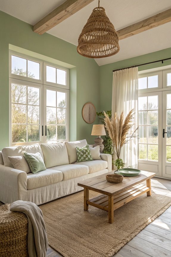 harmonious earthy tones blend