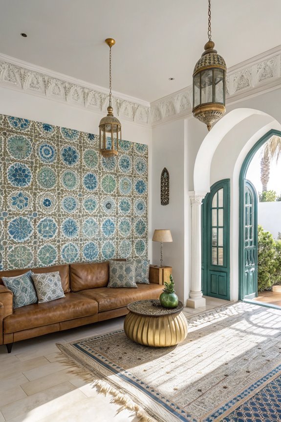 mosaic tiles enhance interiors