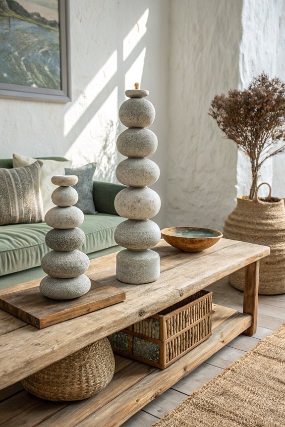 natural stone decorative vases