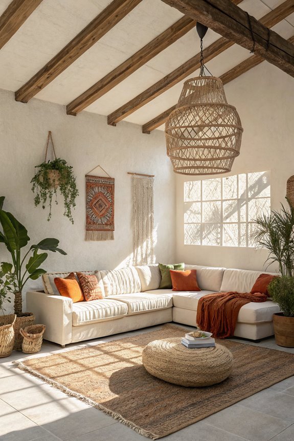 stylish rattan pendant lights