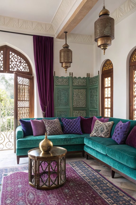 vibrant luxurious color palettes