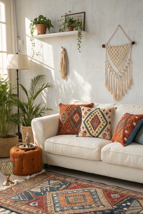 vibrant moroccan decorative cushions