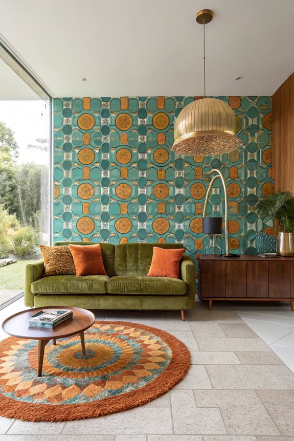 vibrant mosaic tile patterns