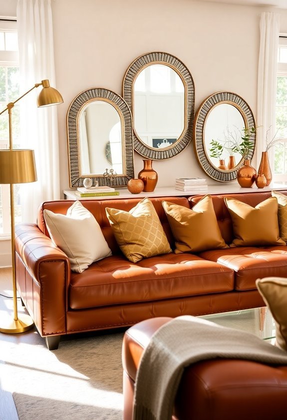 artistic metallic design elements