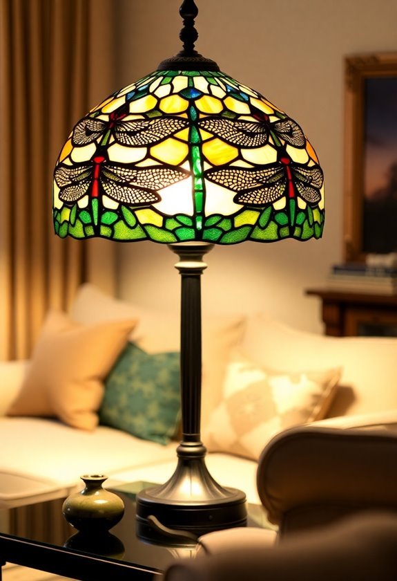 artistic stained glass lamps