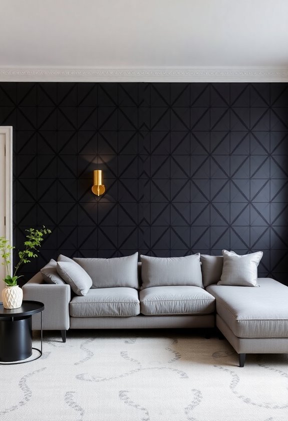 artistic statement wall design