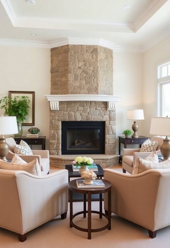 balanced furniture arrangement strategy