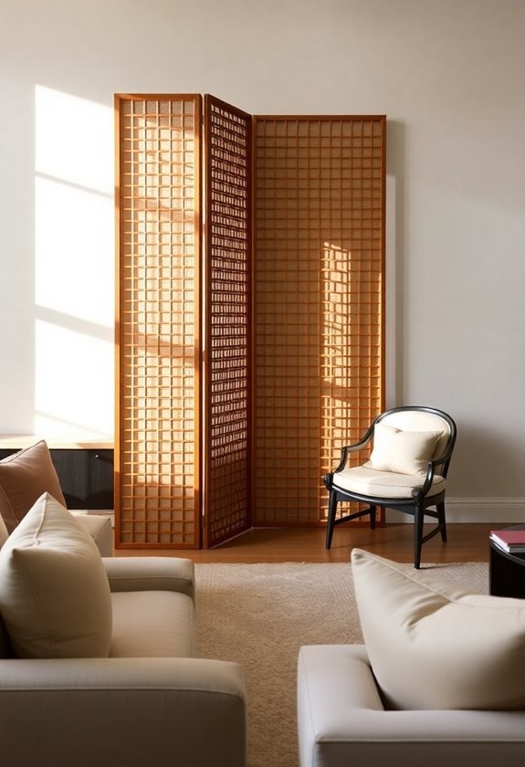 bamboo room divider screens