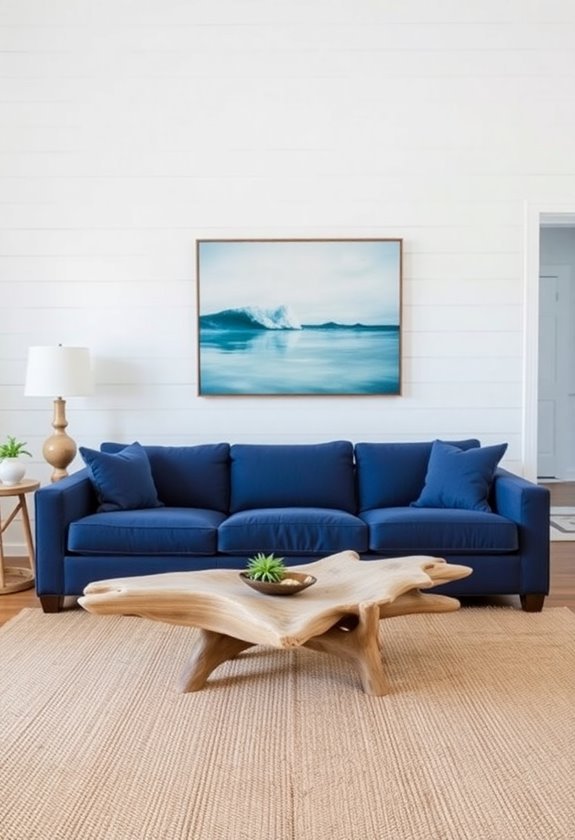 beach inspired elegant decor