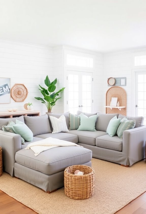 beach inspired living room decor