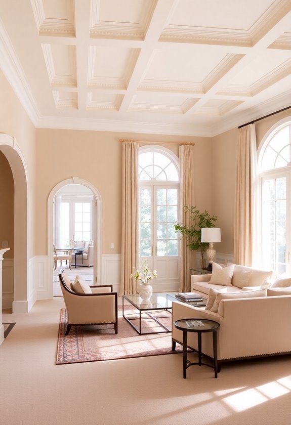 beige architectural design elements