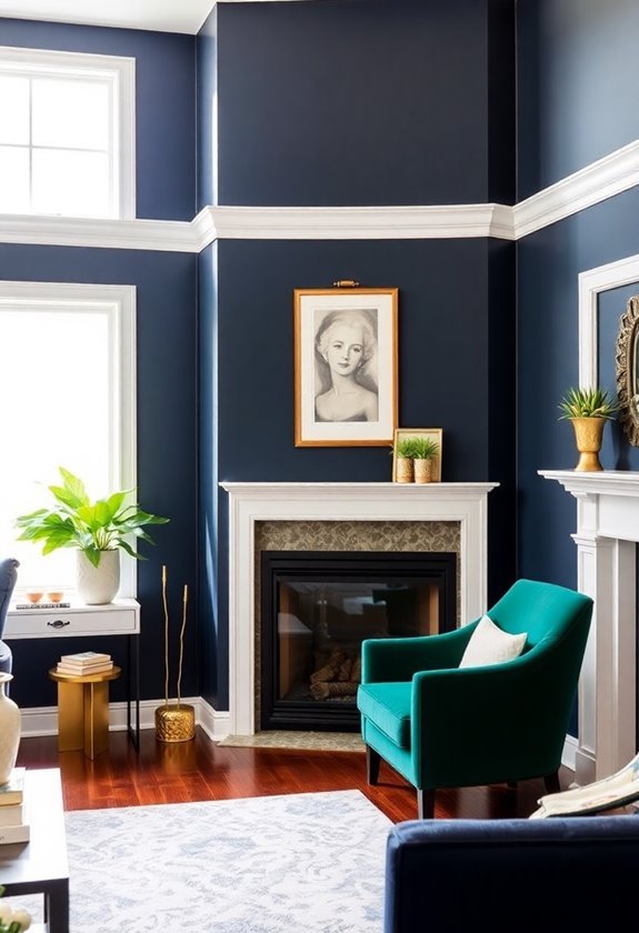 bold and vibrant hues