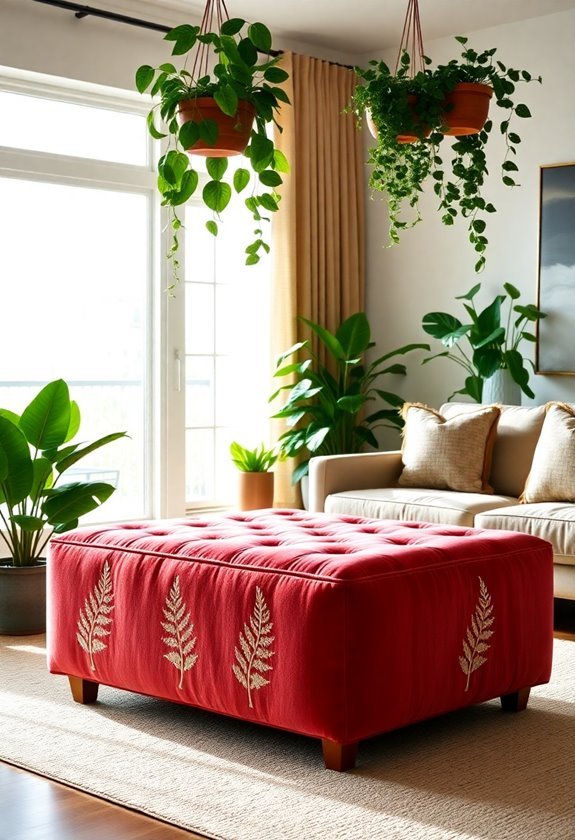 botanical ottoman furniture designs