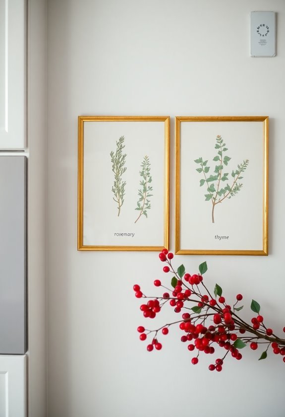 botanical seasonal herb artwork