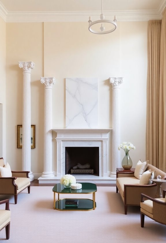 classical architectural column features