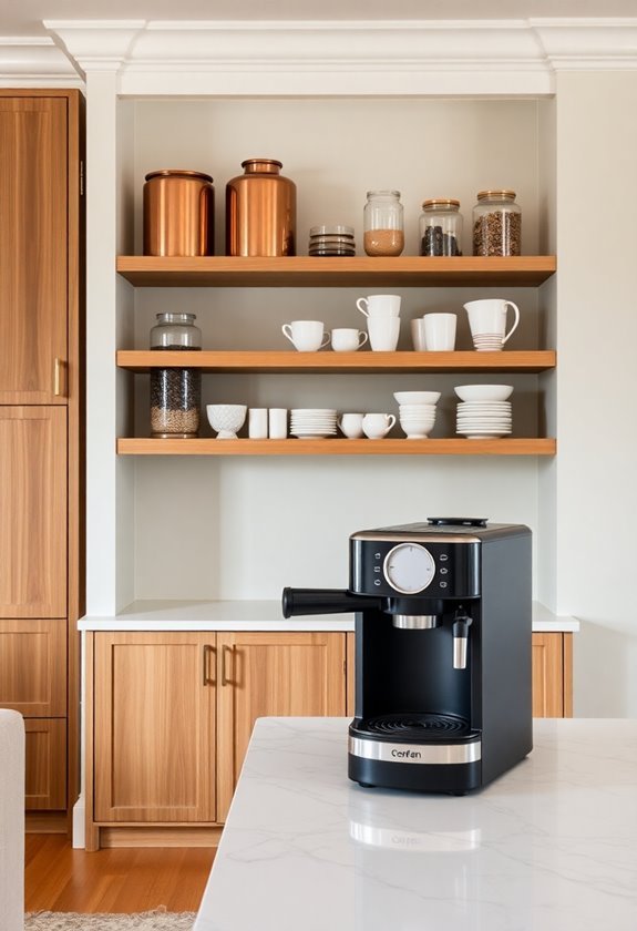 coffee shop organization ideas