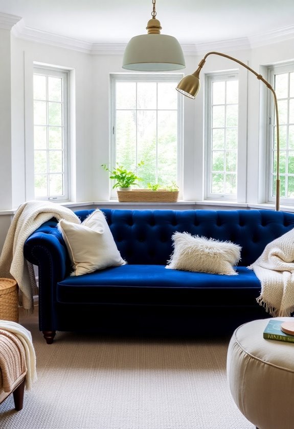 comfortable book corner