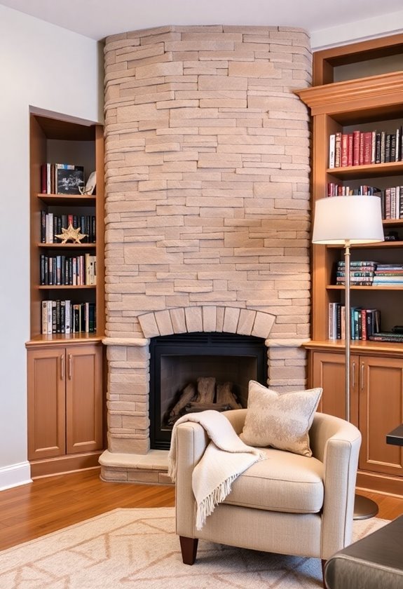 comfortable book corner design