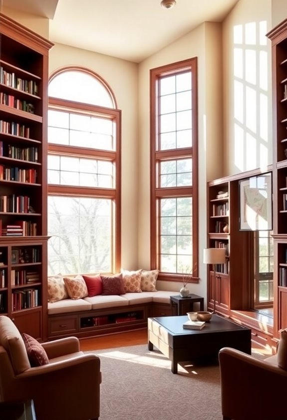 comfortable reading spaces