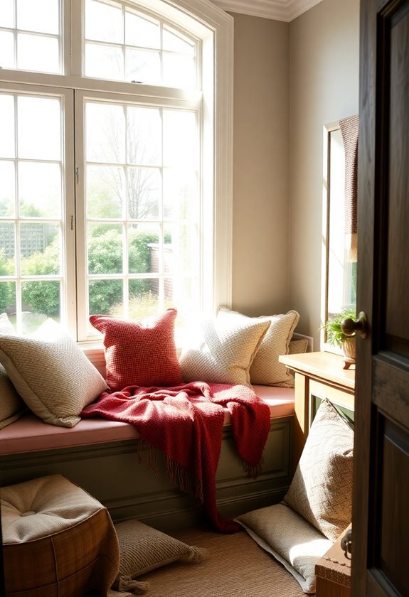comfortable reading spaces