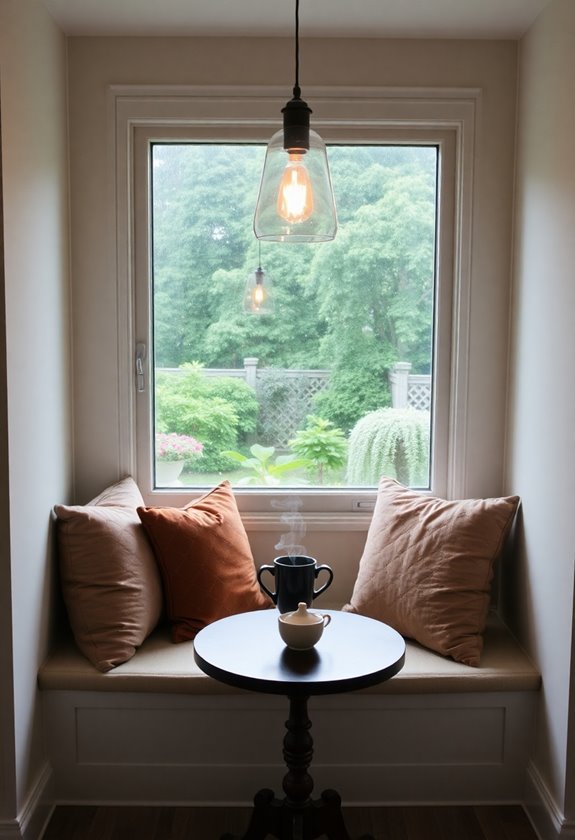 cozy cafe with views