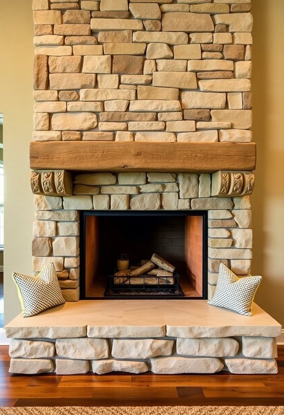cozy hearthside ambiance design