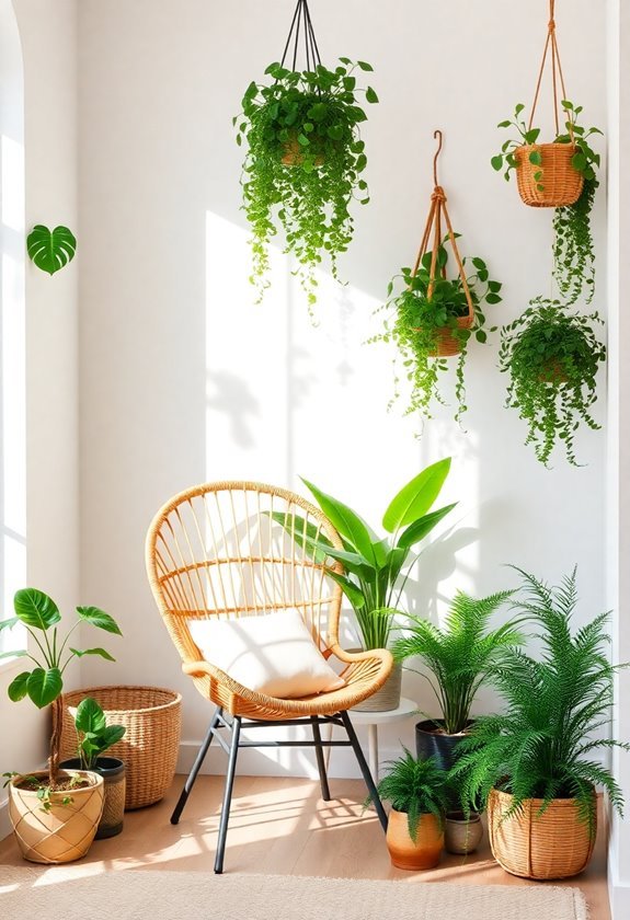 cozy indoor plant spaces