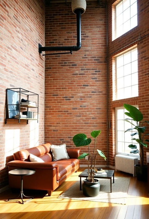 cozy industrial aesthetic design