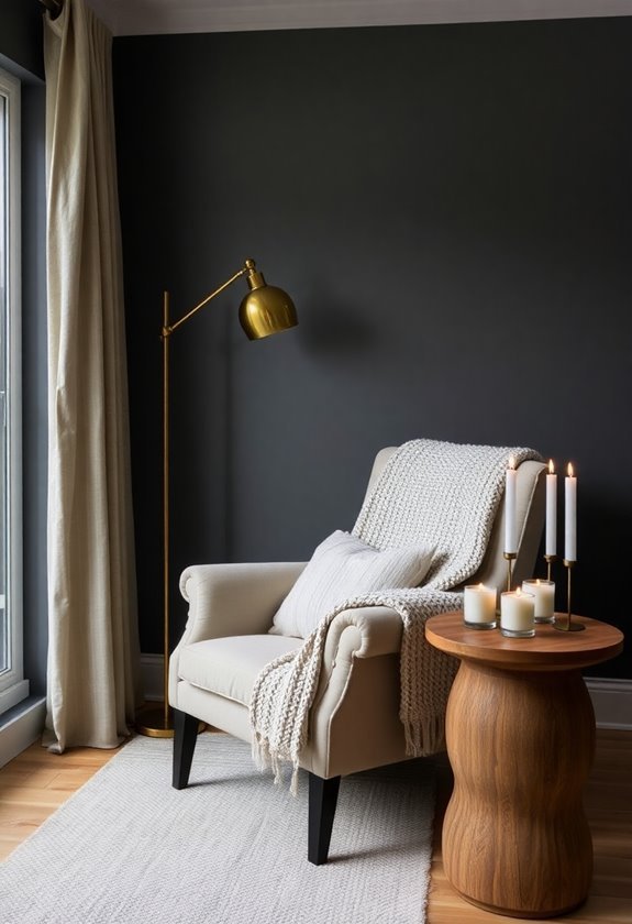 cozy intimate ambiance created