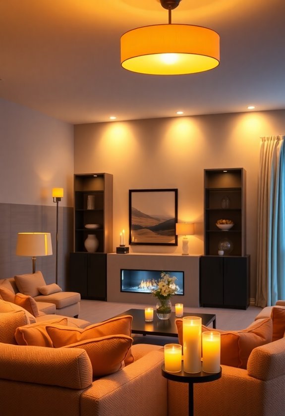 cozy inviting soft illumination