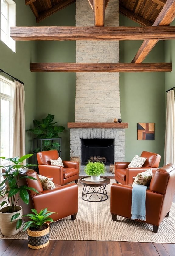 cozy natural rustic vibe