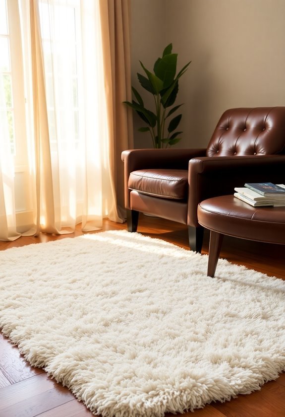 cozy textured floor coverings