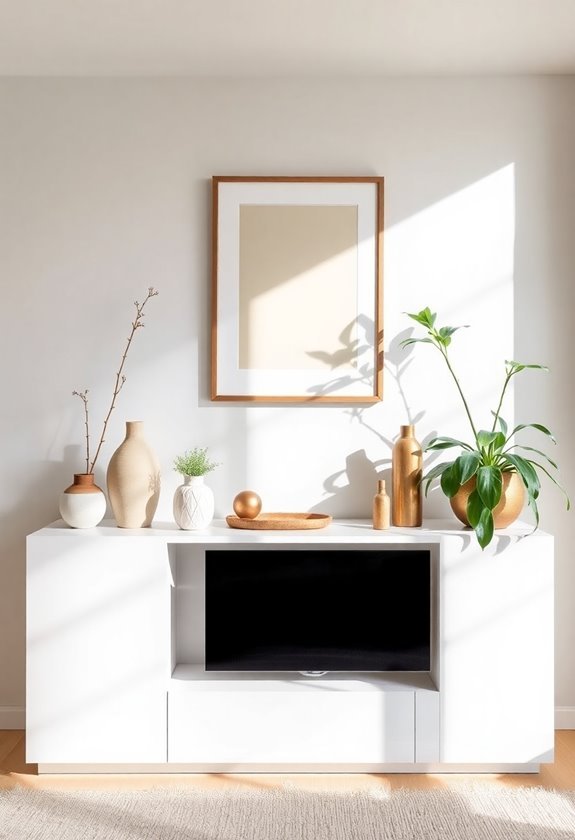 decorate your media console