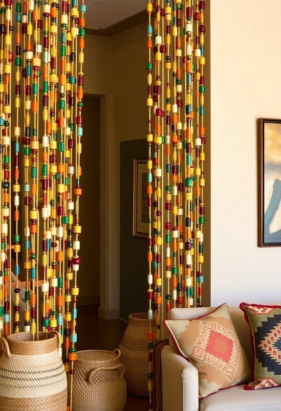 decorative beaded room dividers