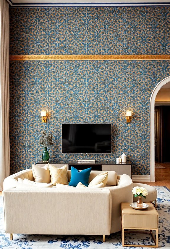 decorative geometric wall designs