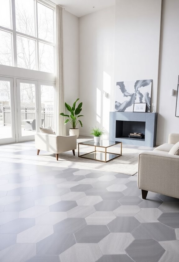 decorative vinyl flooring designs