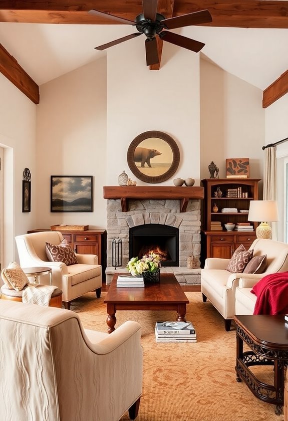 design comfortable living areas