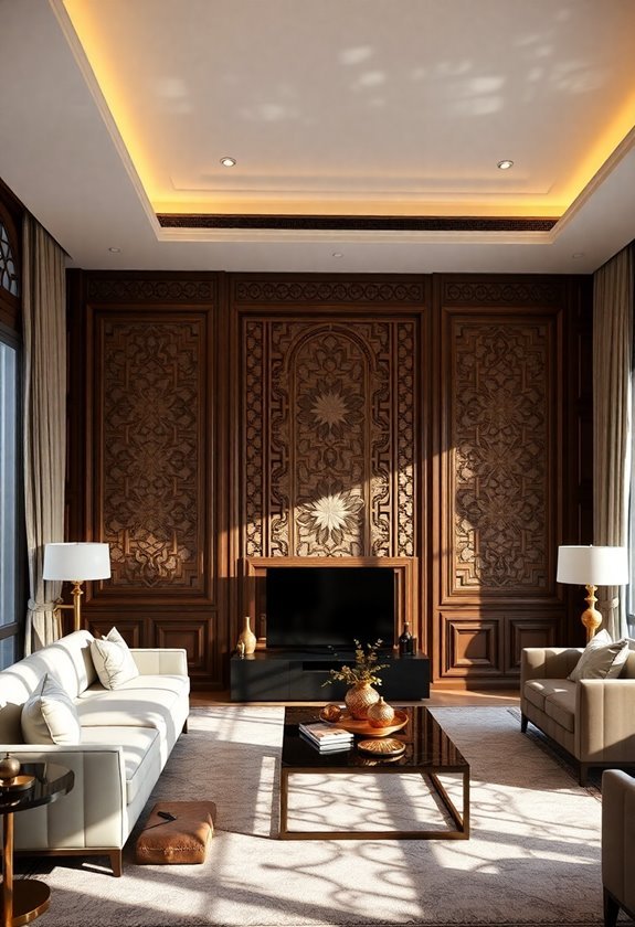 detailed decorative wall design
