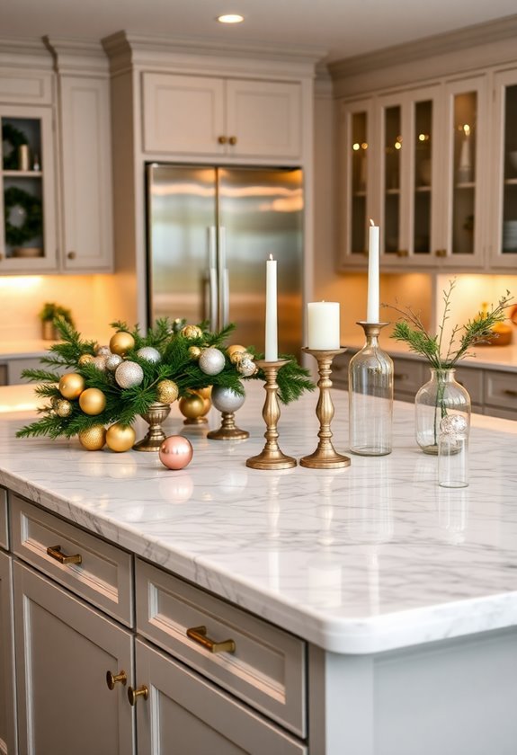 diverse metallic design elements