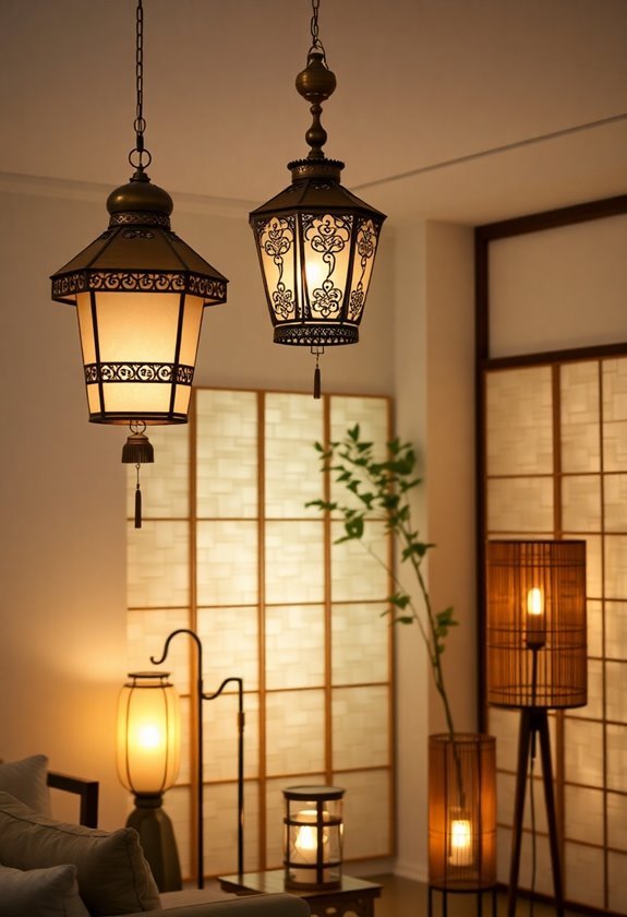 elegant asian lighting designs